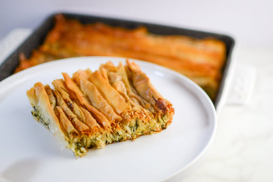Spinach & Feta Crinkle Pie