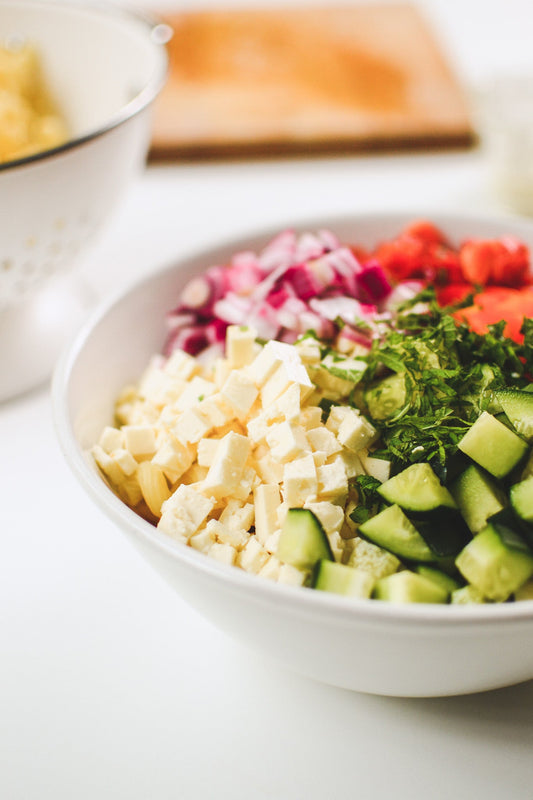 Minted Greek Pasta Salad