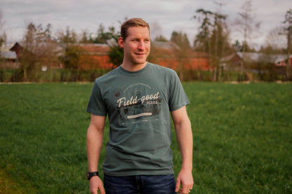 Field-Good Vibes Short Sleeve T-Shirt, Blue Spruce