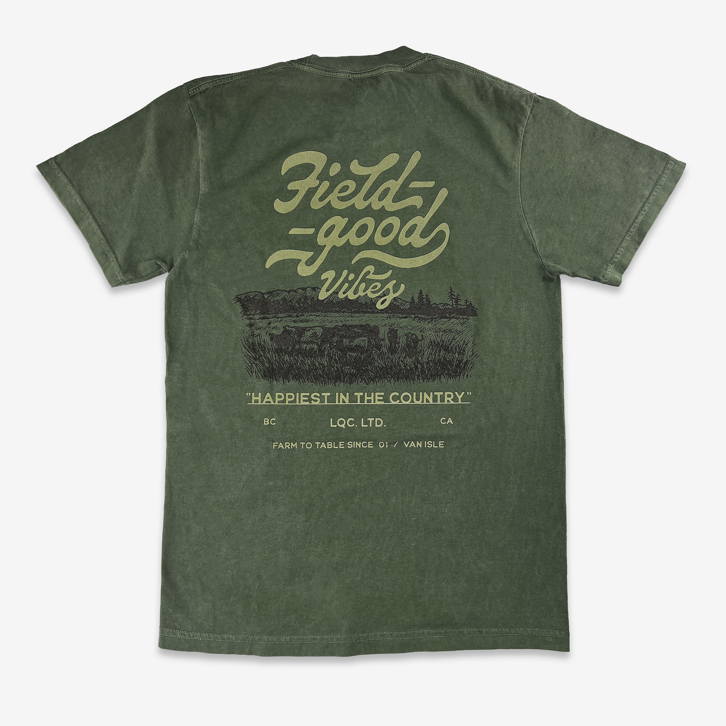 Field-Good Vibes Short Sleeve T-Shirt, Hemp/Green