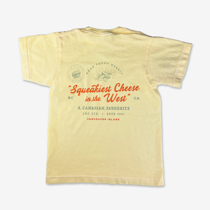 Curd Nerd Short-Sleeve T-Shirt, Butter (Youth)