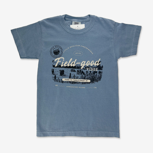 Field Good Short-Sleeve T-Shirt, Ice Blue (Youth)
